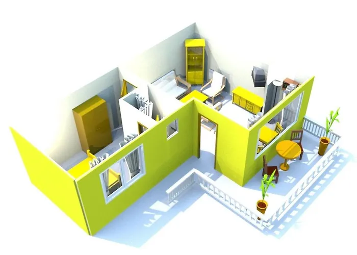 Rustikale Mit Balkon Und Meerblick Lägenhet *